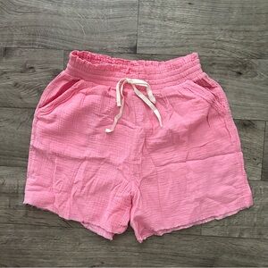 Zenana Outfitters Pink High Waist Women's Shorts